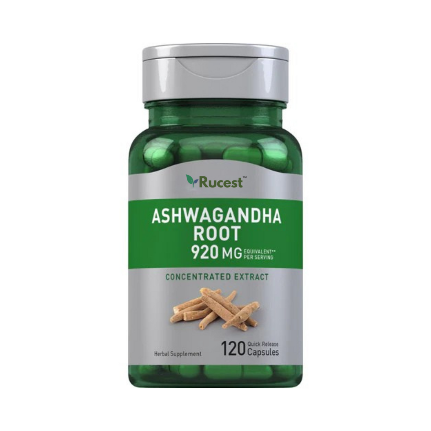 Ashwagandha Root (Withania somnifera), 920 mg (per serving), 120 Quick Release Capsules