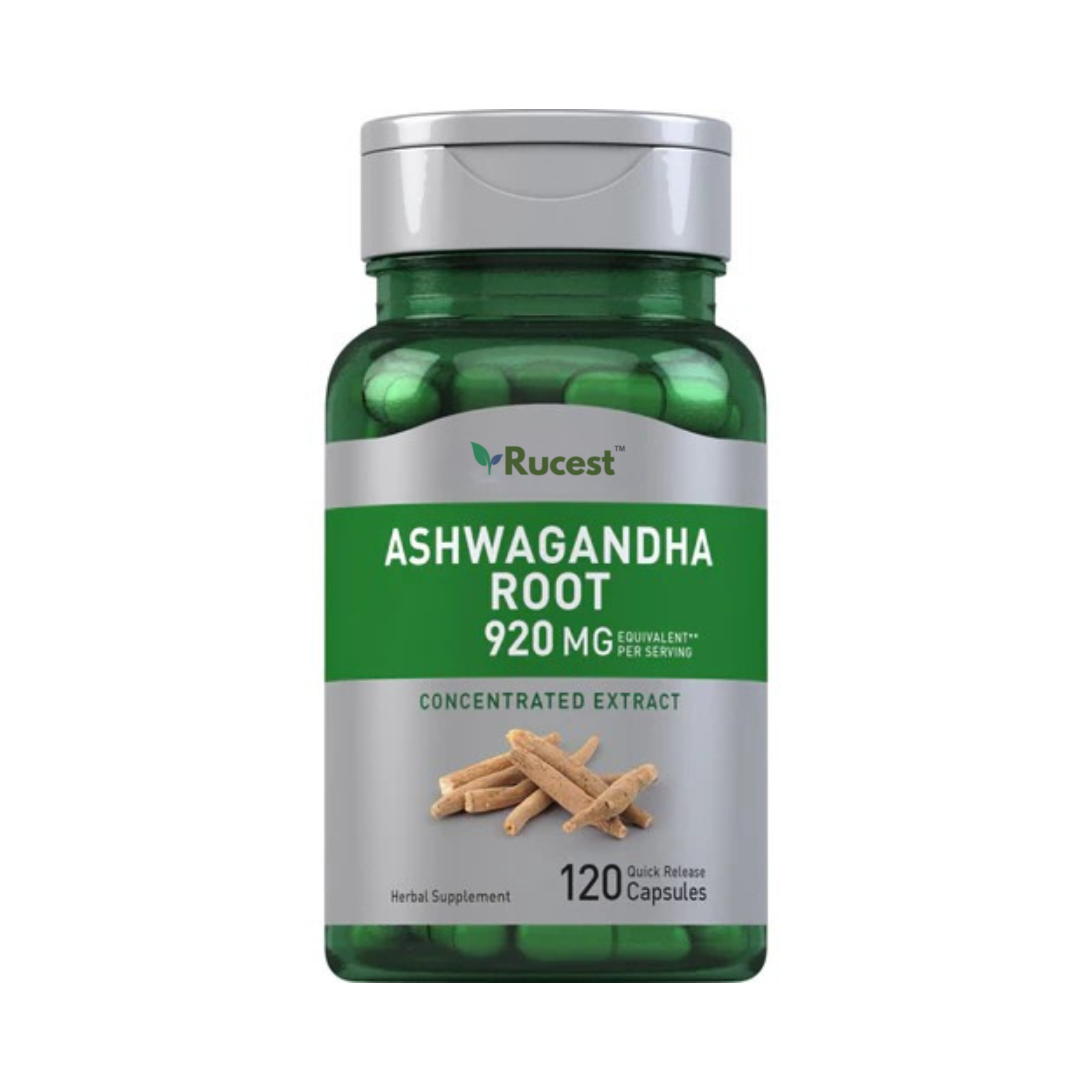Rucest™Ashwagandha Root (Withania somnifera), 920 mg (per serving), 120 Quick Release Capsules