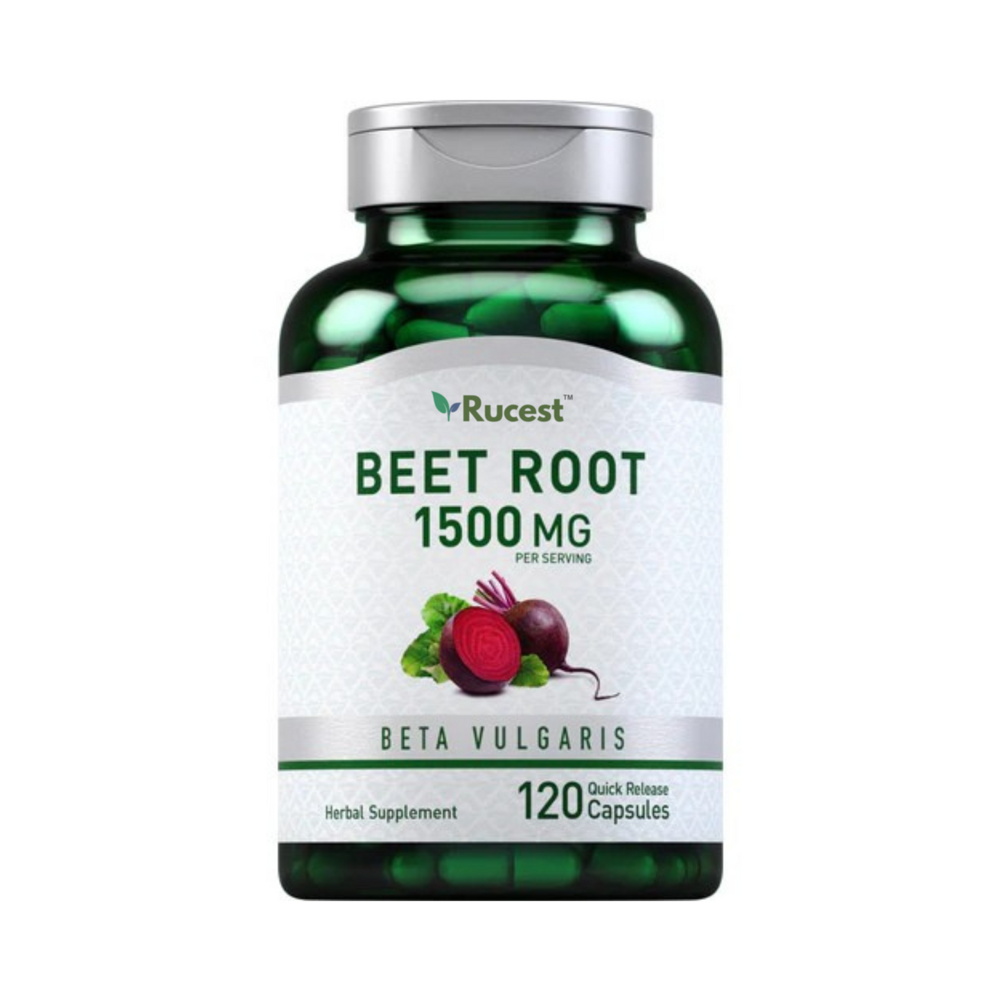 Beet Root, 1500 mg (per serving), 120 Quick Release Capsules