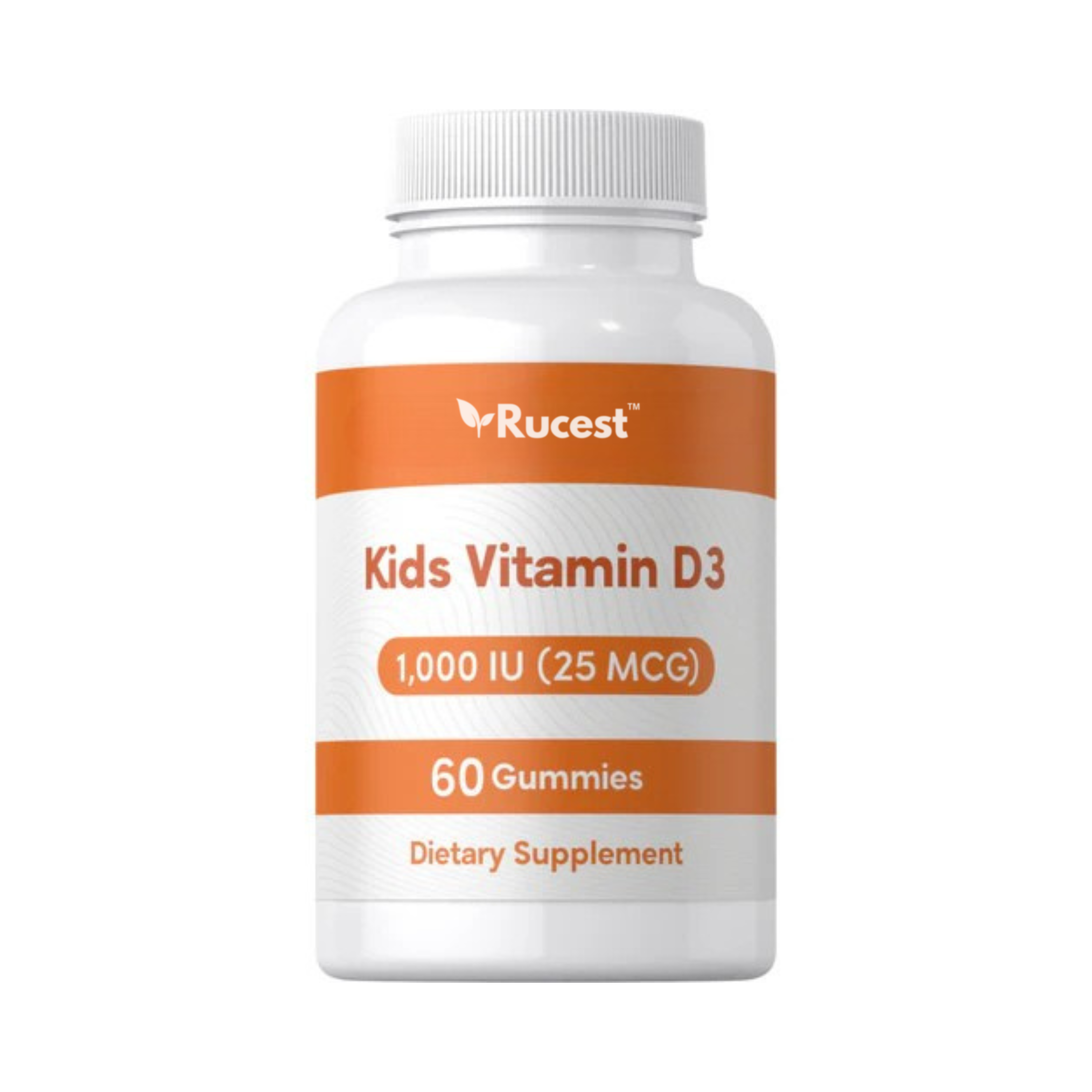 Rucest™Kids Vitamin D3, 1000 IU, 60 Gummies