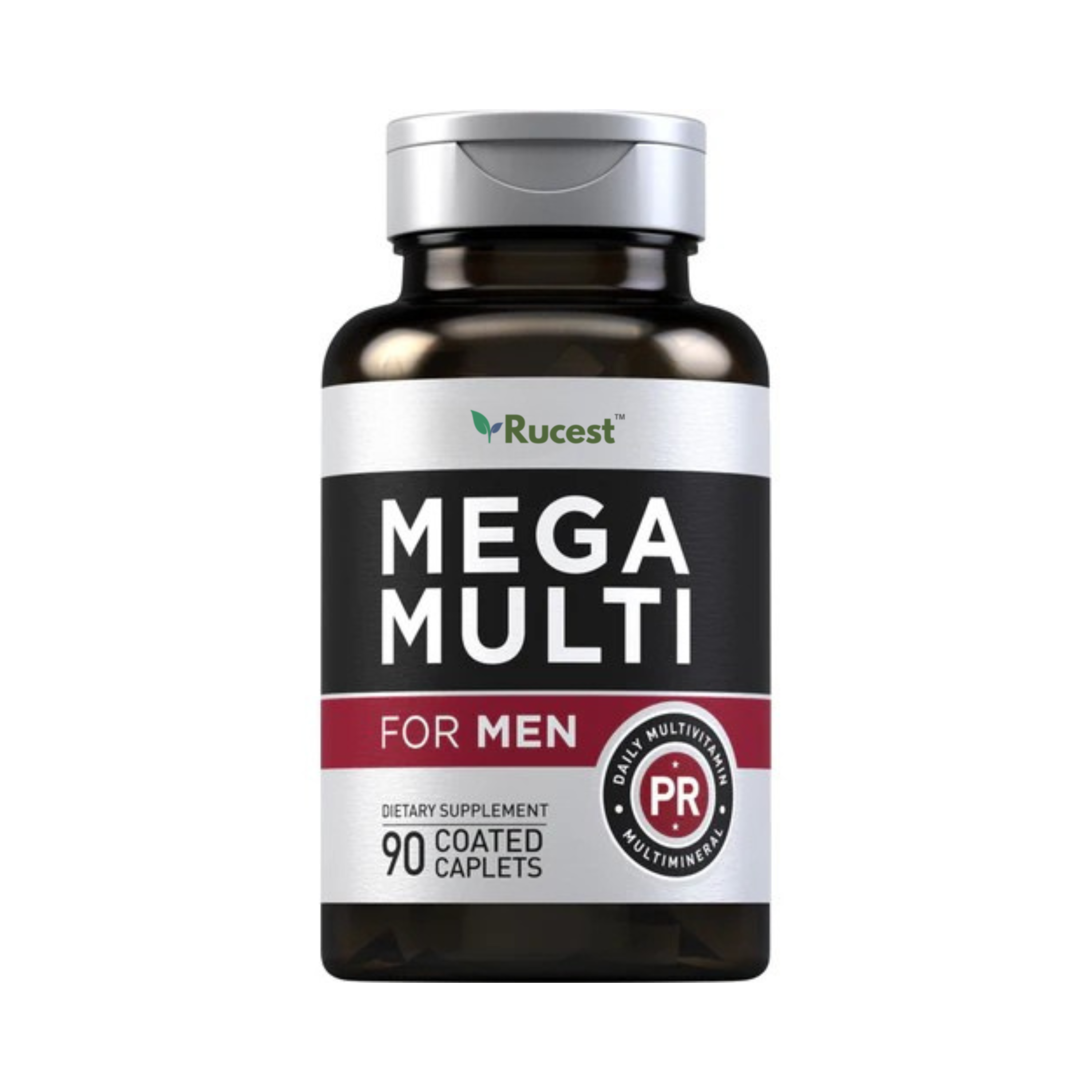 Rucest™Mega Multiple for Men, 90 Coated Caplets