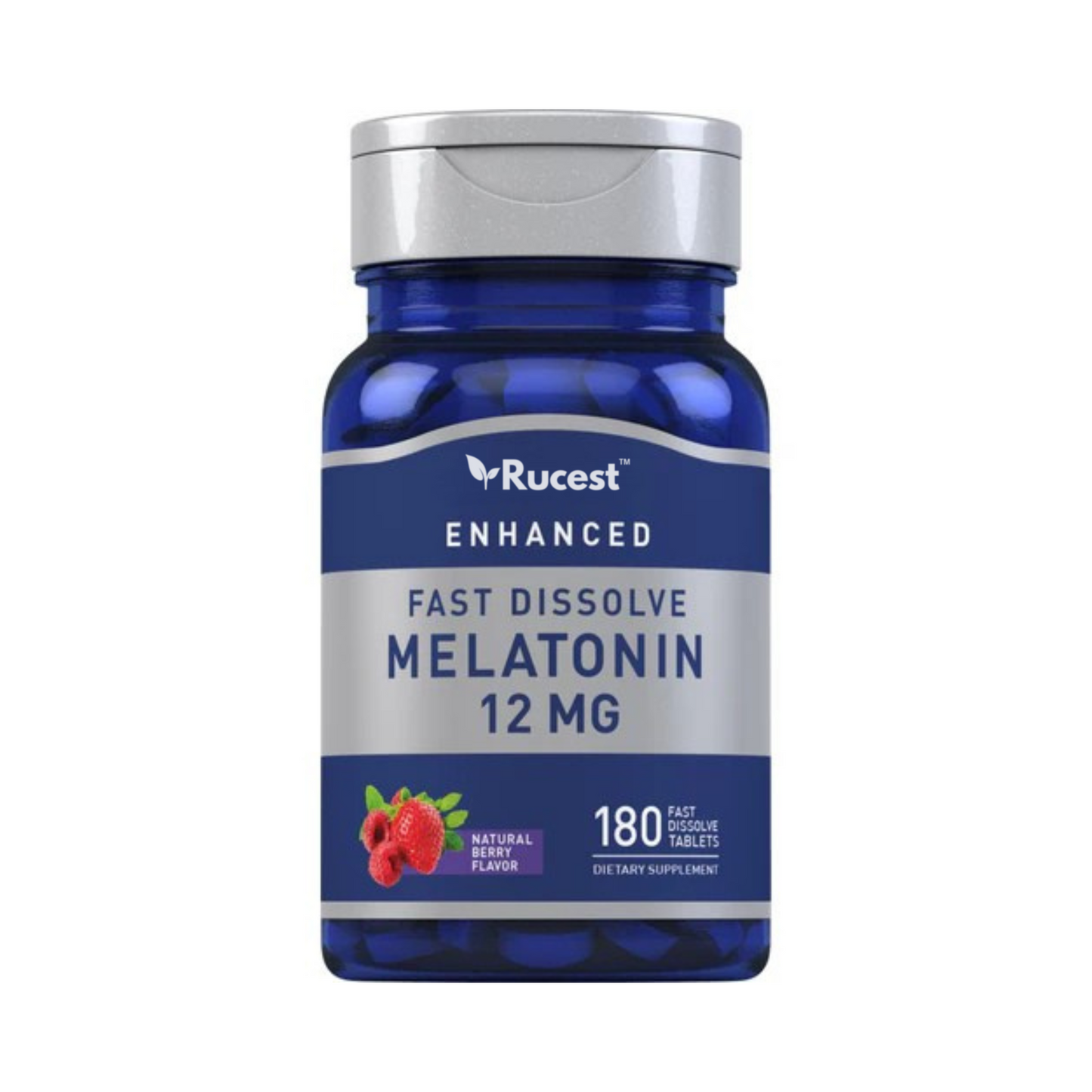 Melatonin Fast Dissolve, 12 mg, 180 Fast Dissolve Tablets