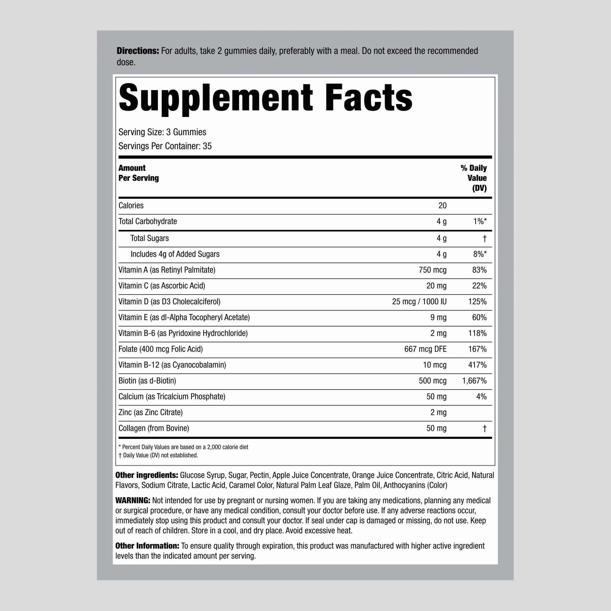 Rucest™Women's Multivitamin (Fruit Flavor), 70 Gummies