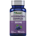 Rucest™Resveratrol Complex, 1800 mg (per serving), 90 Quick Release Capsules